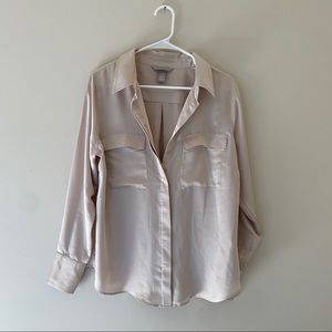 H&M satin blouse nwot size large